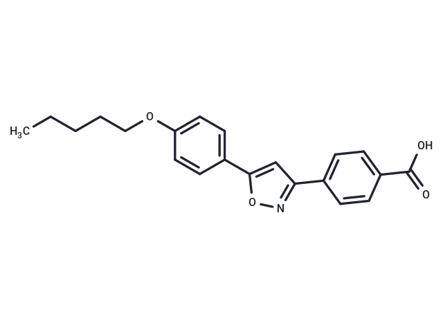 4-(5-(4-(Pentyloxy)phenyl)isoxazol-3-yl)benzoic acid