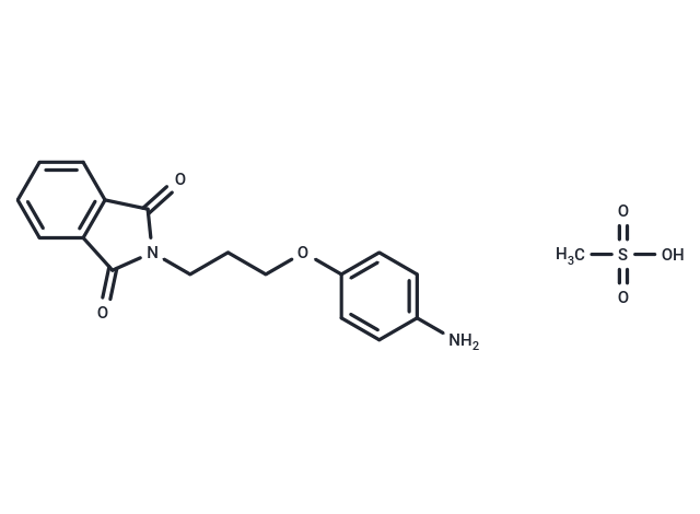 Phthalimide, N-(3-(p-aminophenoxy)propyl)-, methanesulfonate
