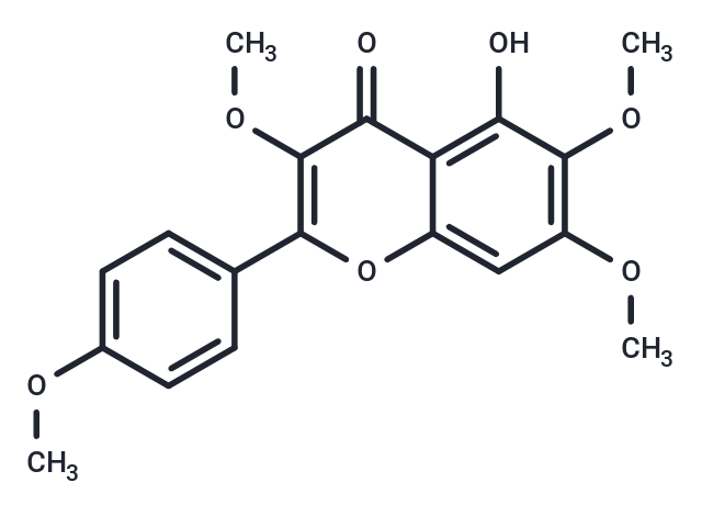 5-Hydroxy-3,6,7,4'-tetramethoxyflavone