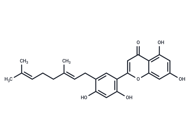 5'-Geranyl-5,7,2',4'-tetrahydroxyflavone