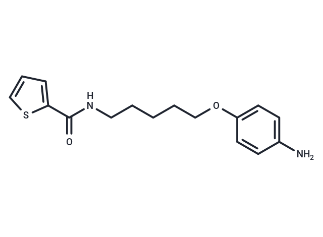 2-Thiophenecarboxamide, N-(5-(p-aminophenoxy)pentyl)-