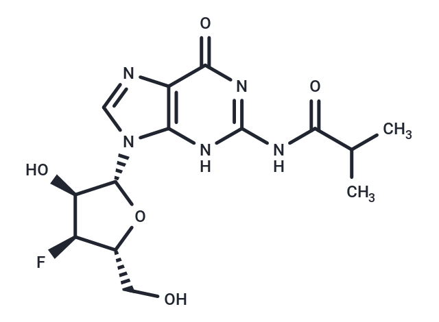 N2-iso-Butyroyl-3'-deoxy-3'-fluoro   guanosine