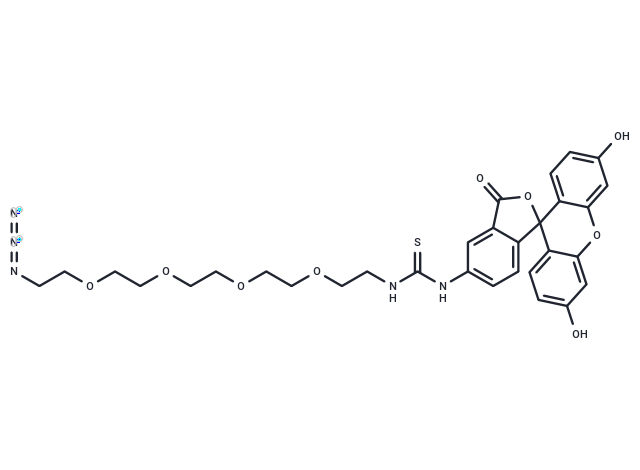 Fluorescein-thiourea-PEG4-azide