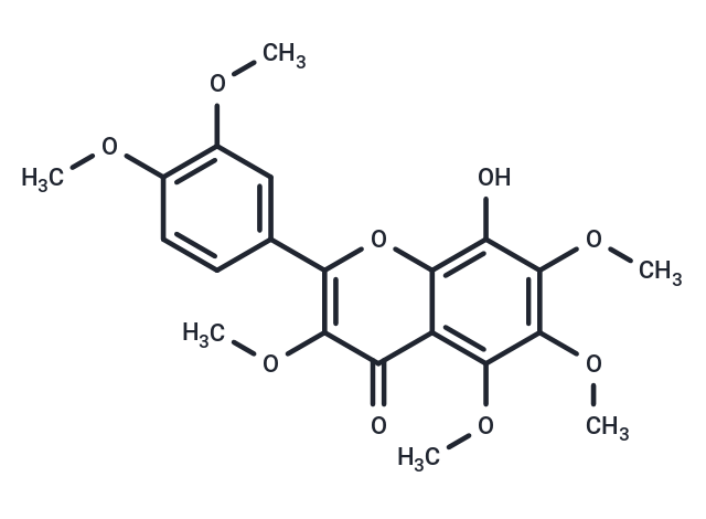 8-Hydroxy-3,5,6,7,3',4'-hexamethoxyflavone
