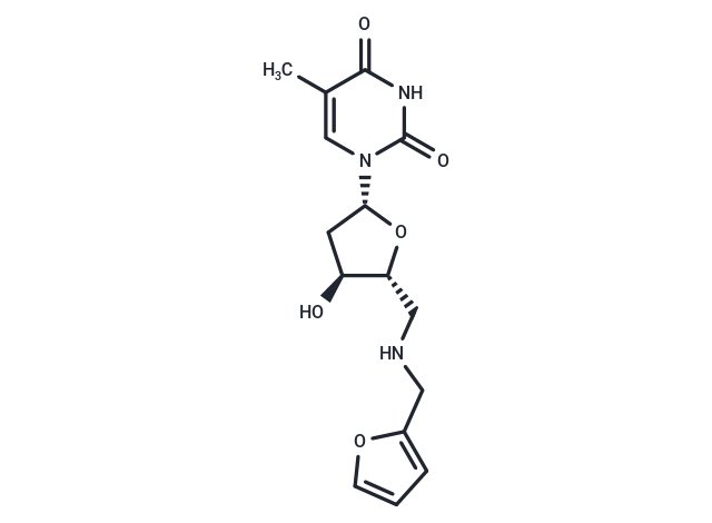 5'-Deoxy-5'-furfurylamino   thymidine