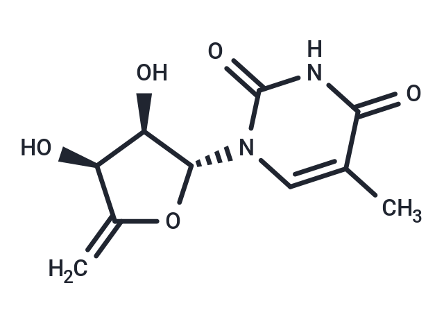 4',5'-Didehydro-5'-deoxy-5-methyluridine