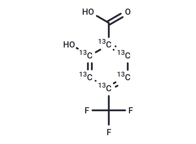 4-Trifluoromethylsalicylic acid-13C6
