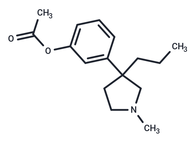 Phenol, m-(1-methyl-3-propyl-3-pyrrolidinyl)-, acetate