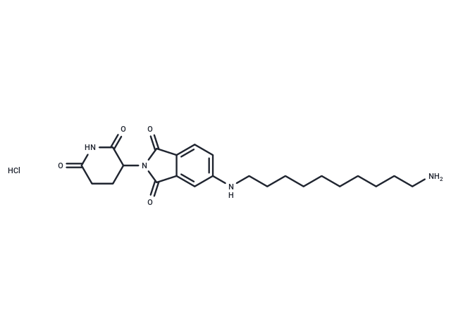 Pomalidomide-5-C10-NH2 hydrochloride