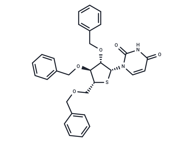 2',3',5'-Tri-O-benzyl-4'-thio-arabinouridine