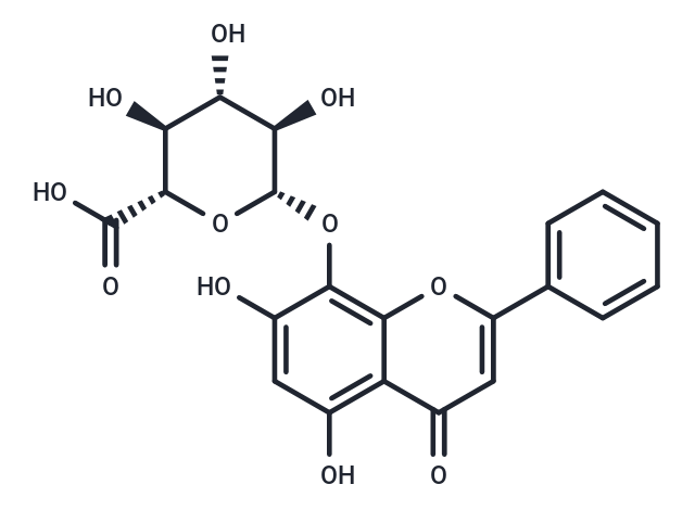 Norwogonin-8-O-glucuronide