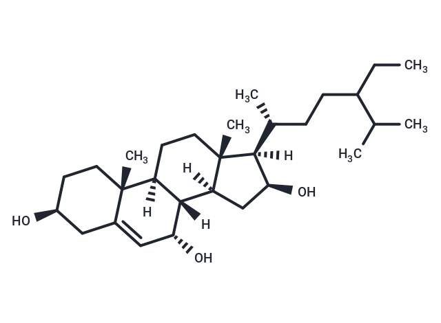 3,7,16-Trihydroxystigmast-5-ene