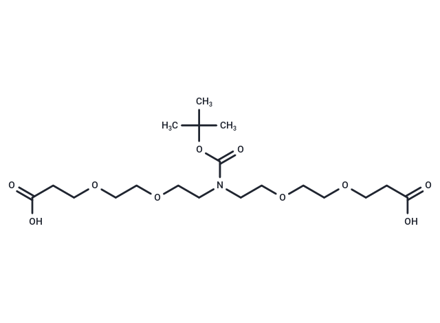 N-Boc-N-bis(PEG2-acid)