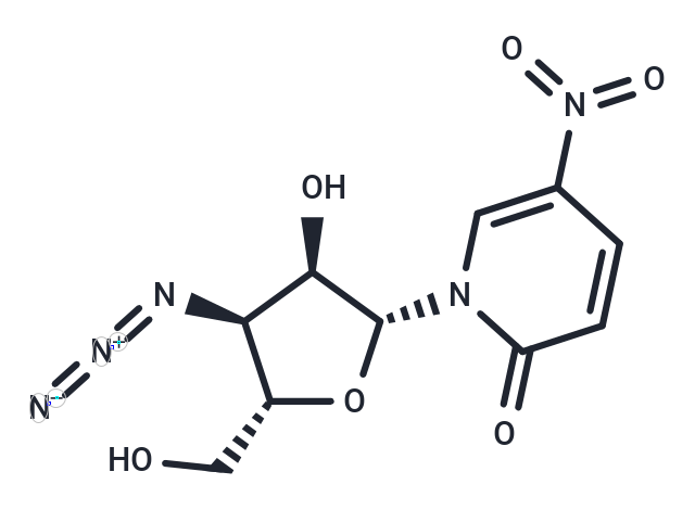3'-Azido-3'-deoxy-5-nitro-4-deoxyuridine