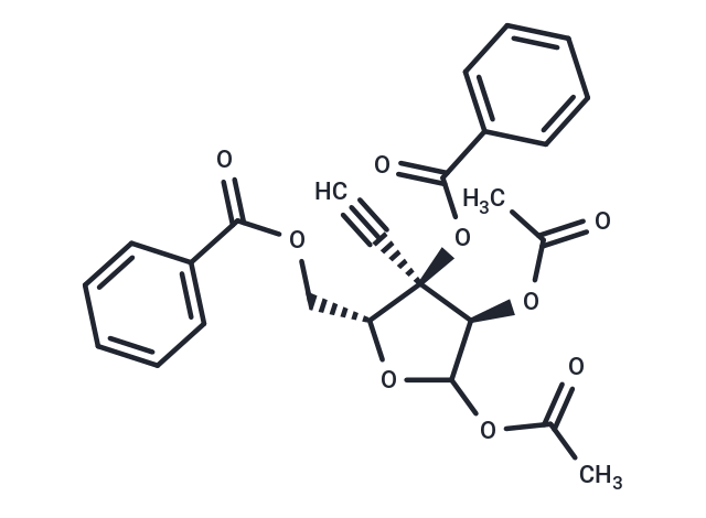 1',2'-Di-O-acetayl-3',5'-di-O-benzoyl-3'-beta-C-ethynyl-D-ribofuranose
