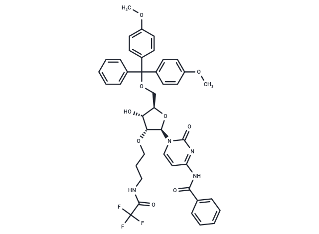 N4-Benzoyl-5'-O-DMTr-2'-O-(N3-trifluoroacetyl) aminopropyl cytidine