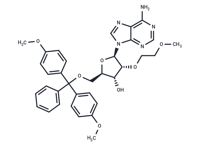 5'-O-(4,4'-Dimethoxytrityl)-2'-O-(2-methoxyethyl) adenosine