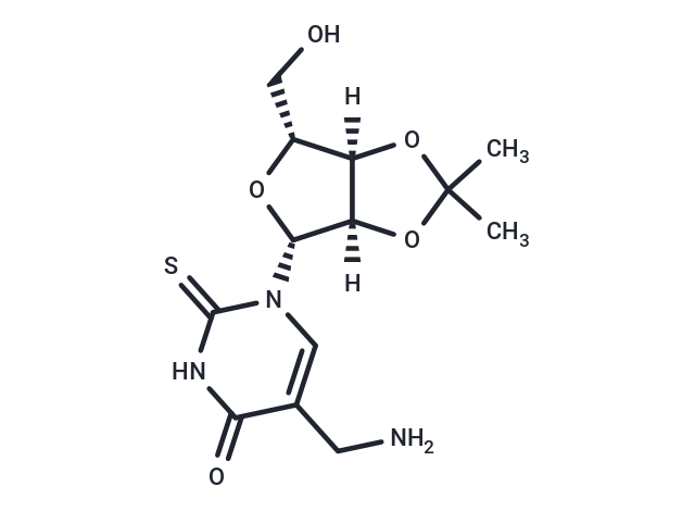 5-Aminomethyl-2',3'-di-O-isopropylidene 2-thiouridine