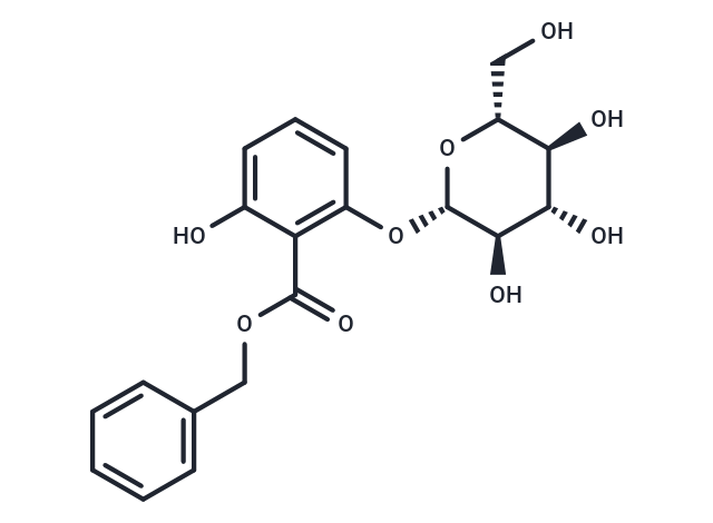 Benzyl 2-hydroxy-6-(β-glucosyloxy)benzoate