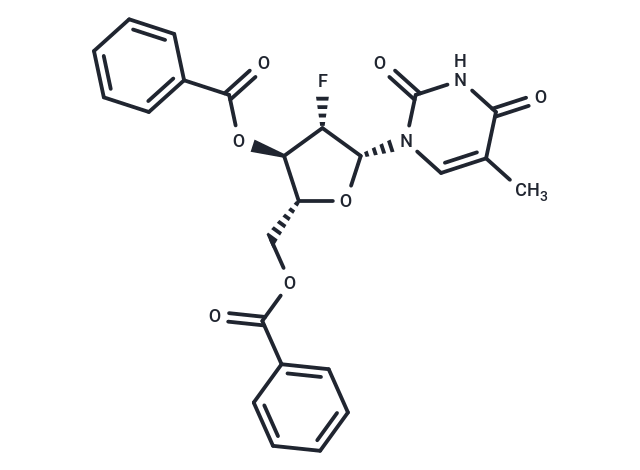 3',5'-Di-O-benzoyl-2'-deoxy-2'-fluoro-5-methyl-beta-D-arabinouridine