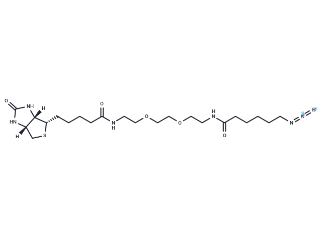 Biotin-PEG2-C6-azide