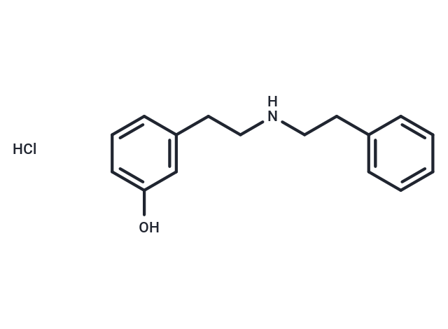 Phenol, m-(2-(phenethylamino)ethyl)-, hydrochloride