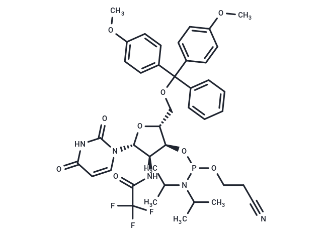 2'-Deoxy-2'-(N-trifluoroacetyl)amino-5'-O-DMTr-uridine 3'-CED phosphoramidite