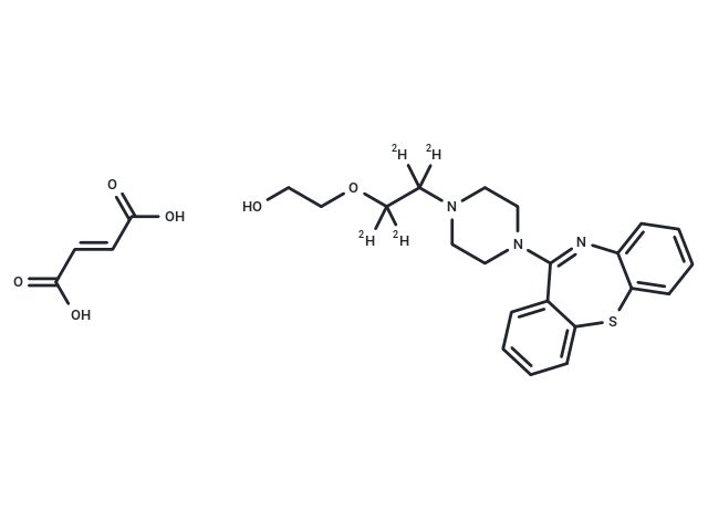 Quetiapine-d4 hemifumarate