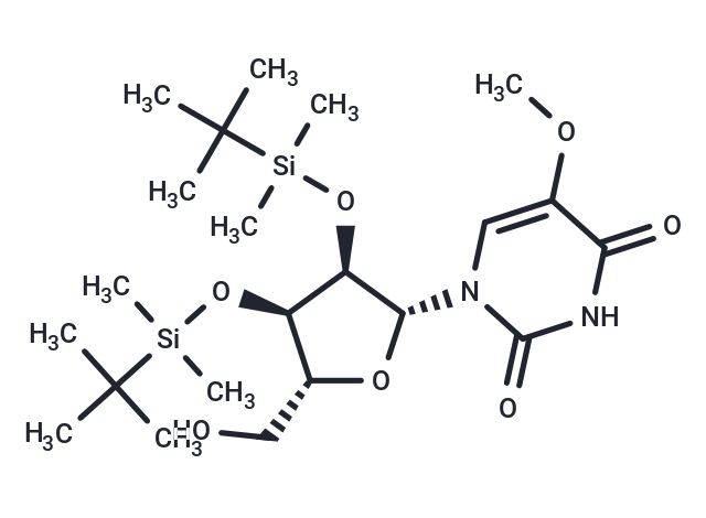 2',3'-Bis(O-(t-butyldimethylsilyl)-5-methoxyuridine