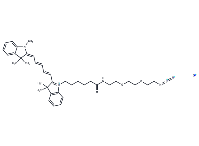 N-Methyl-N'-(azido-PEG2-C5)-Cy5