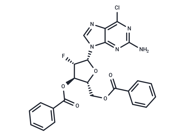 2-Amino-6-chloropurine -9-beta-D-(2'-deoxy-3',5'-di-O-benzoyl-2'-fluoro)arabinoriboside