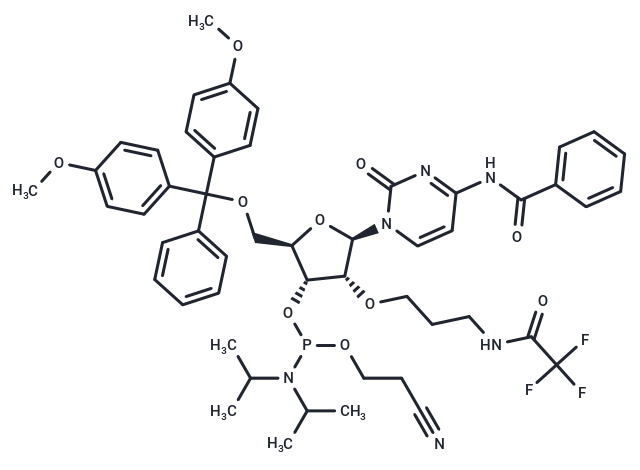 N4-Benzoyl-5'-O-DMTr-2'-O-(N3-trifluoroacetyl) aminopropyl cytidine 3'-CED phosphoramidite