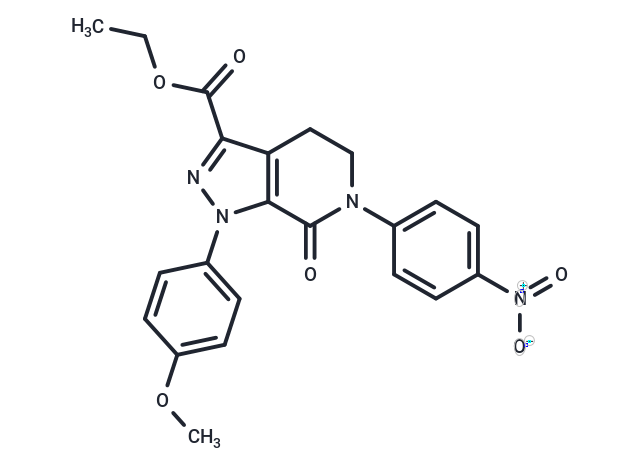 Ethyl 1-(4-methoxyphenyl)-6-(4-nitrophenyl)-7-oxo-4,5,6,7-tetrahydro-1H-pyrazolo[3,4-c]pyridine-3-carboxylate