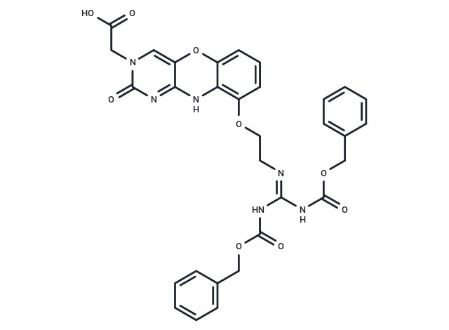 N1-Carboxymethyl-6-[2-(N,N'-bis-Cbz-guanidino)   ethoxy]-phenoxazine