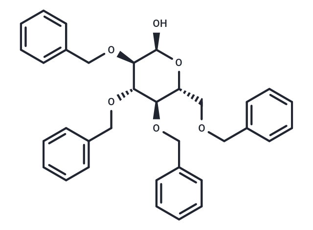 (2S,3R,4S,5R,6R)-3,4,5-Tris(benzyloxy)-6-((benzyloxy)methyl)tetrahydro-2H-pyran-2-ol