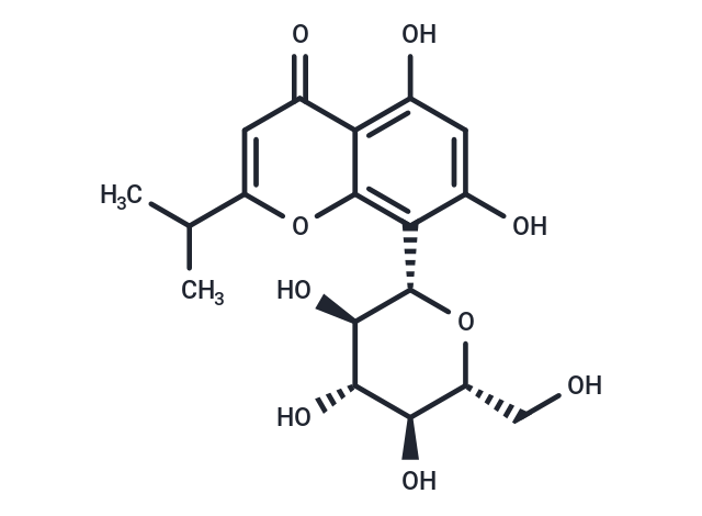 8-Glucosyl-5,7-dihydroxy-2-isopropylchromone