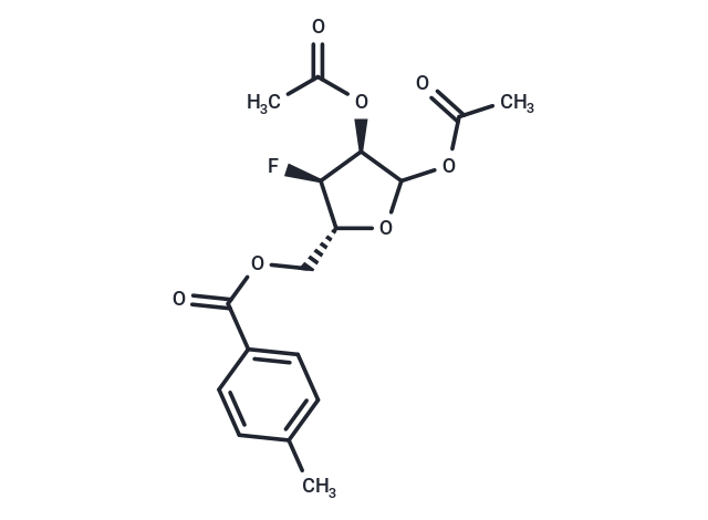 5'-O-Toluyl-1',2'-di-O-acetyl-3'-deoxy-3'-fluoro-D-ribofuranose