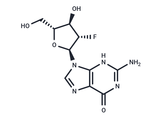2'-Deoxy-2'-fluoro-alpha-D-arabinoguanosine