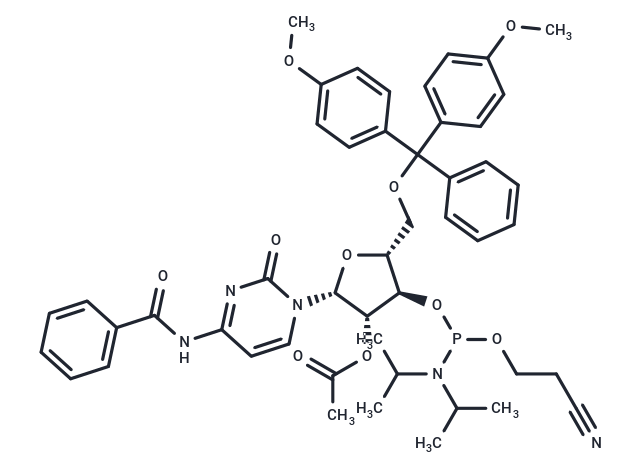 2'-O-Acetyl-N4-benzoyl-5'-O-DMT arabinocytidine 3'-O-phosphoramidite