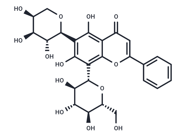 Chrysin 6-C-arabinoside 8-C-glucoside