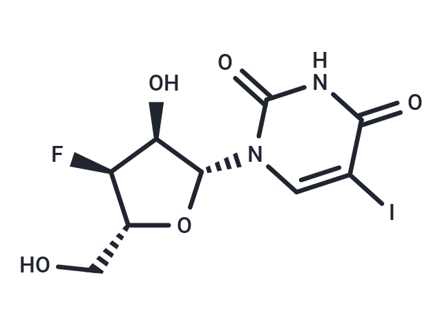 5-Iodo-3'-deoxy-3'-fluorouridine