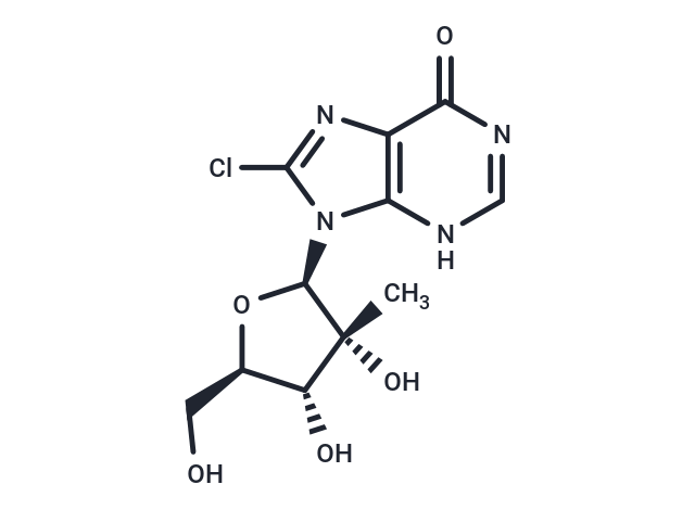 8-Chloro-2'-beta-C-methyl   inosine
