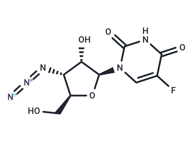 3'-Azido-3'-deoxy-5-fluoro-beta-L-uridine