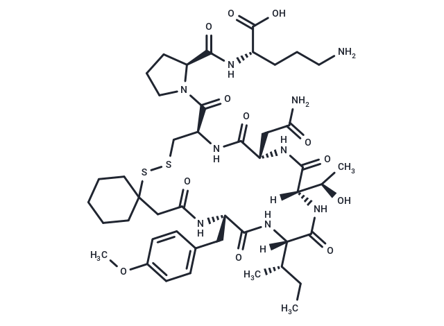 (d(CH2)51,Tyr(Me)2,Thr4,Orn8,des-Gly-NH29)-Vasotocin