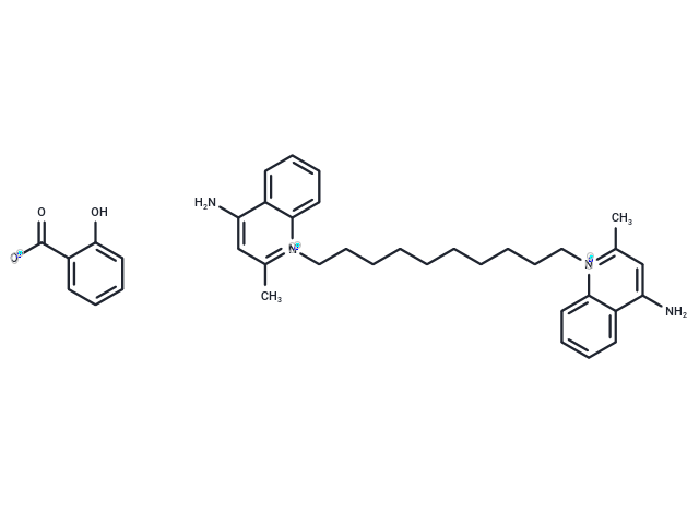 Decalinium salycilate