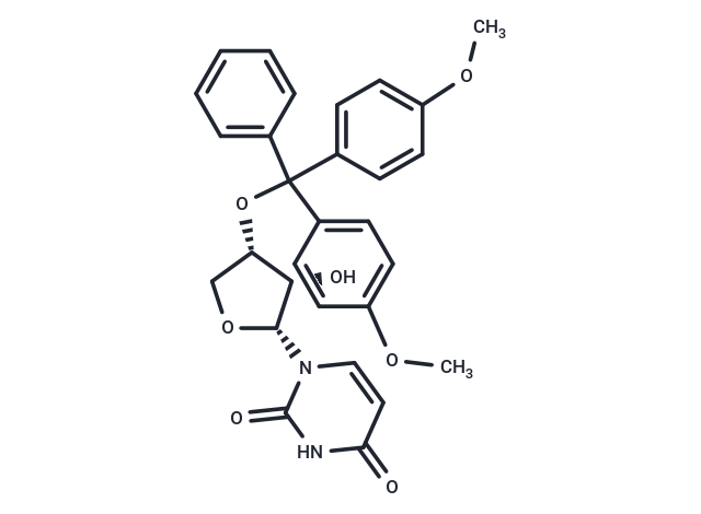 1-(3'-O-[4,4'-dimethoxytrityl]-alpha-L-threofuranosyl)uridine