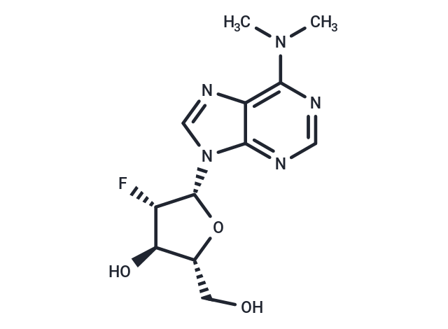 2'-Fluoro-2'-deoxy-N6,N6-dimethylarabinoadenosine