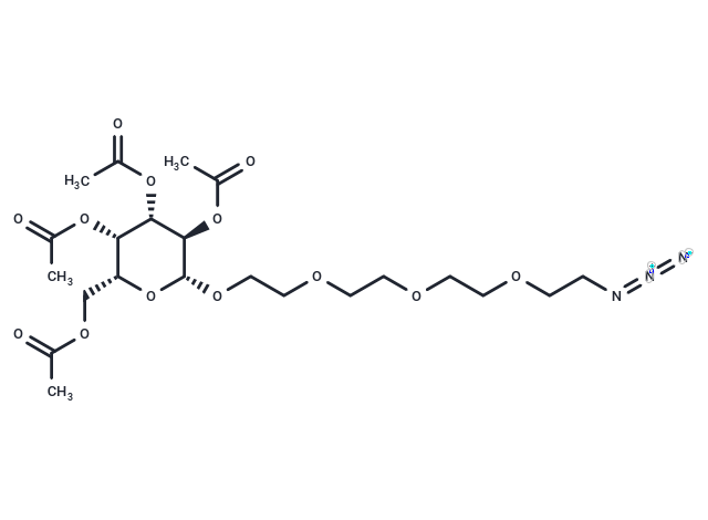 Azido-PEG4-tetra-Ac-beta-D-glucose