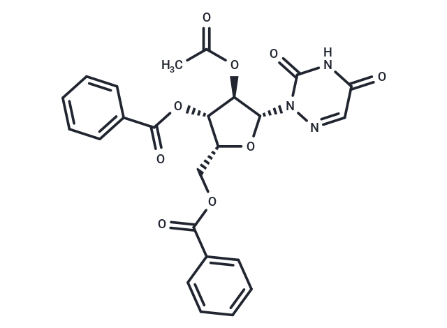 2'-O-Acetyl-3',5'-bis-O-benzoyl-6-aza-xylo uridine