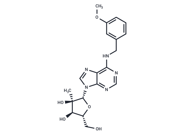 N6-(3-Methoxybenzyl)-2'-C-methyl adenosine